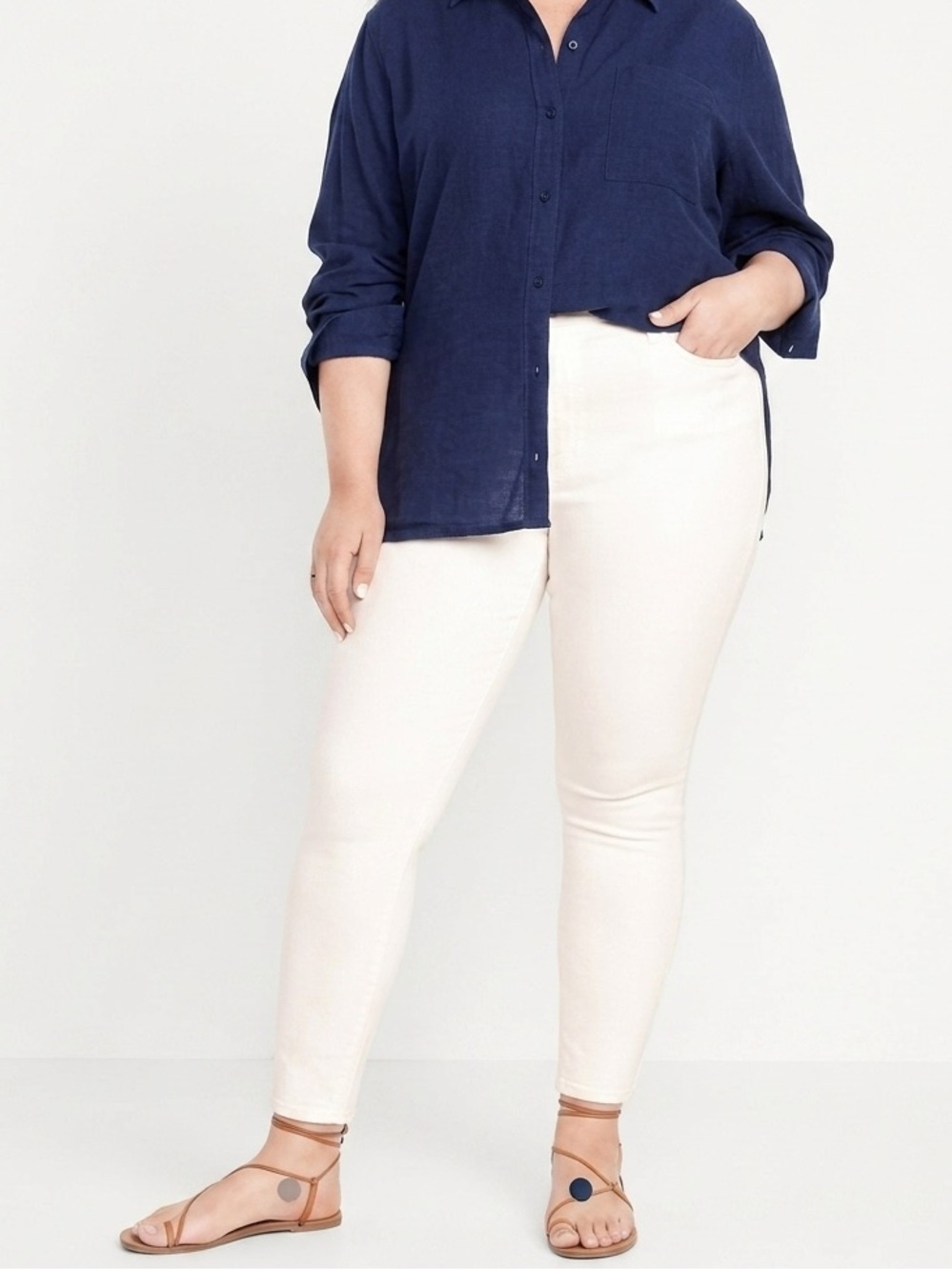 NWT OLD NAVY High Rise Super Skinny Jeans Plus Size 30